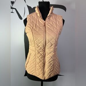 Guess Ponk Quilted Vest with Rose Gold Hardware. PTP 17